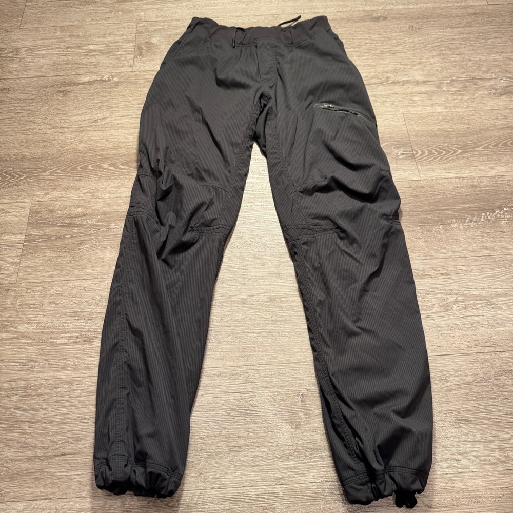 Lululemon Studio Pants Mens M Black Nylon Dance Track Pant Jogger Lounge 27x32